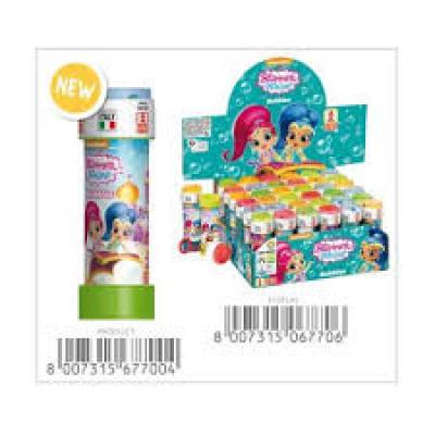 TUBO POMPAS JABON SHIMMER SHINE 36 unidades