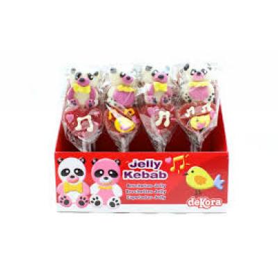 PACK 12.BROCHETA JELLY PANDA 24GR