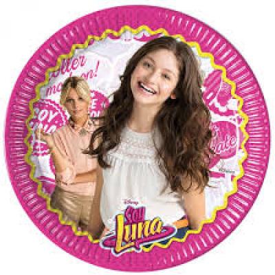 SOY LUNA 8 PLATOS 23CM