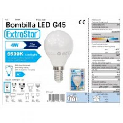 LED BOLA 4W E14 320LM 6500K