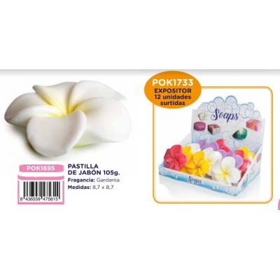 Expositor de Sabonetes em Forma de Flor