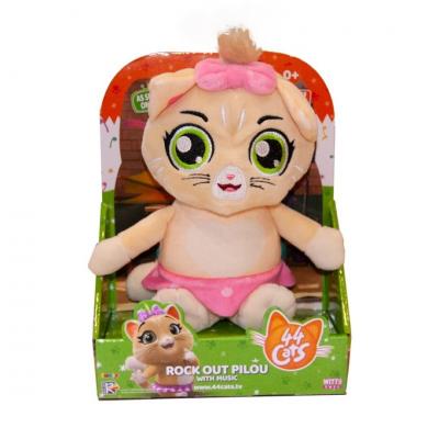 Peluche 44 Gatos musical Pilou 23 x 17 cm