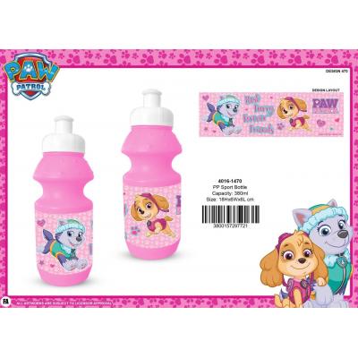 Garrafa desportiva 380 ml Patrulha Pata