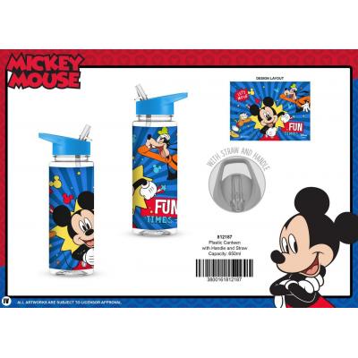 Garrafa infantil em plástico 650 ml Mickey