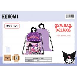 Saco de ginásio Deluxe Kuromi