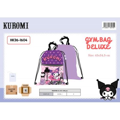 Saco de ginásio Deluxe Kuromi