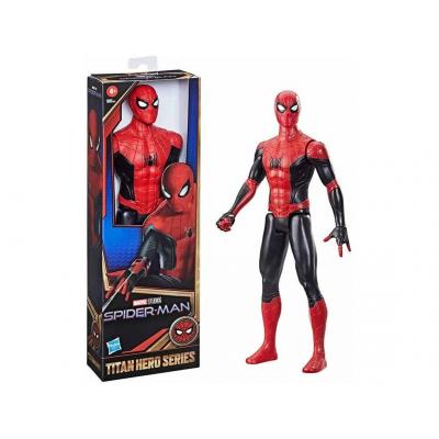 Spider-Man No Way Home — figura com fato preto e vermelho