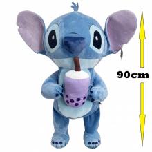 Peluche Stitch com bubble tea 90 cm