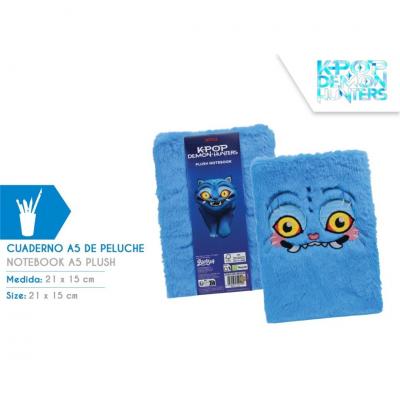 Caderno A5 em peluche Derpy K-Pop Demon Hunters Hunters