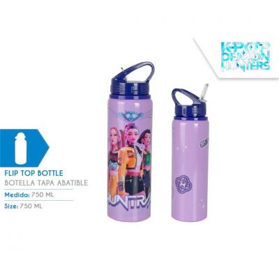 Garrafa desportiva em alumínio 750 ml K-Pop Demon Hunters
