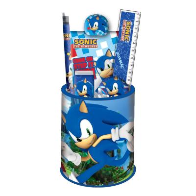 Sonic Lets Go Copo metálico com conjunto de escrita