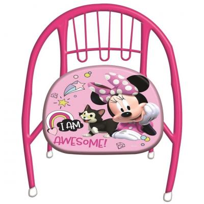 Cadeira Metálica Infantil Minnie — Rosa