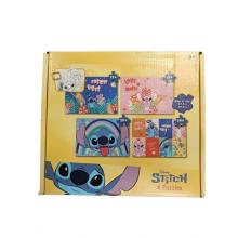 Conjunto de 4 Puzzles Stitch