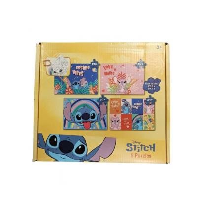 Conjunto de 4 Puzzles Stitch