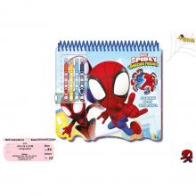 Spider-Man livro para colorir com marcadores