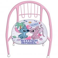 Cadeira Metálica Infantil Lilo & Stitch — 36 × 35 × 36 cm