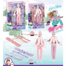 Boneca Esquiadora com Acessórios
