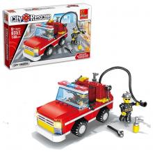 Peças Caixa. Construção 27 × 16,5 × 4,5 Cm Bombeiros