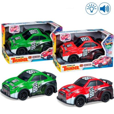 Carro 1:20 Translcido Power 66 com Luz e Som