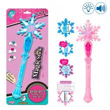 Varinha Mágico Floco de NEVE30CM com Luz e Som
