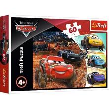 Puzzle Cars 3 — Lightning McQueen e Amigos — 60 Peças
