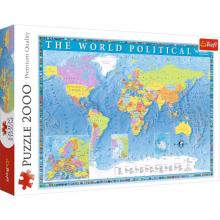 Puzzle Mapa Político do Mundo — 2000 Peças