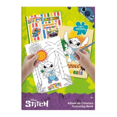 Livro de colorir Lilo & Stitch 8 Folha autocolantes