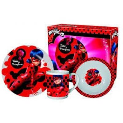 Conjunto de refeição infantil Ladybug