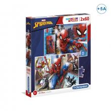 Conjunto de Puzzles Spider-Man — 2 × 60 peças