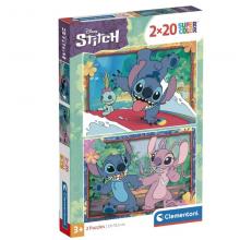 Conjunto de Puzzles Stitch — 2 × 20 peças