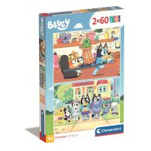 Conjunto de Puzzles Bluey — 2 × 60 peças