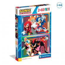 Conjunto de Puzzles Sonic — 2 × 60 peças