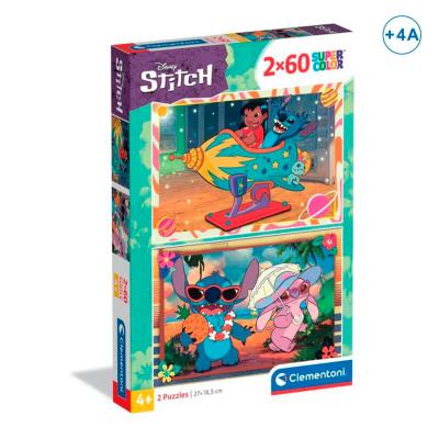 Conjunto de Puzzles Stitch — 2 × 60 peças