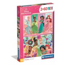 Conjunto de Puzzles Princesas — 2 × 60 peças