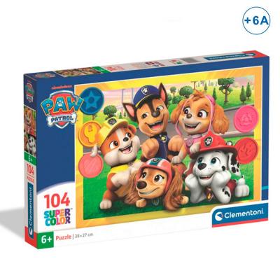 Puzzle Patrulha Pata — 104 Peças
