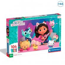 Puzzle A Casa de Bonecas da Gabby — 104 Peças