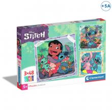 Conjunto de Puzzles Stitch — Edição 250622 — 3 × 48 Peças