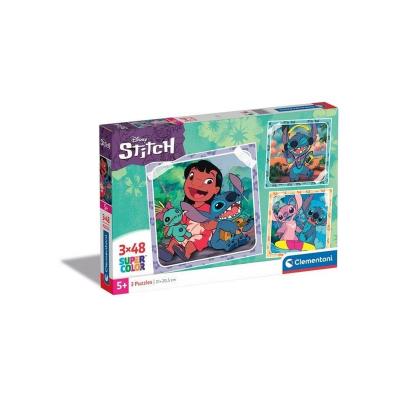Conjunto de Puzzles Stitch — Edição 253210 — 3 × 48 Peças