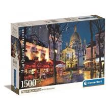Puzzle Paris Montmartre com Póster — 1500 Peças