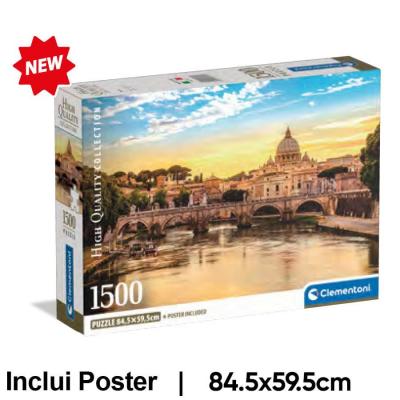 Puzzle Roma com Póster — 1500 Peças