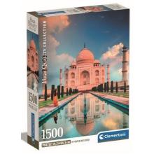 Puzzle Taj Mahal com Póster — 1500 Peças