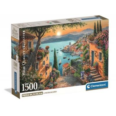Puzzle Steps to the Harbor com Póster — 1500 Peças