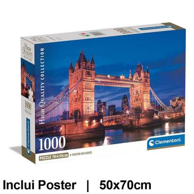 Puzzle Tower Bridge com Póster — 1000 Peças