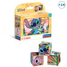 Puzzle de 6 Cubos Stitch