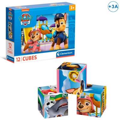 Puzzle de 12 Cubos Patrulha Pata