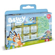 Caixa Janela com Carimbo e acessórios Bluey