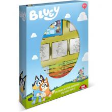 Caixa Janela com Carimbo e acessórios Bluey