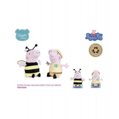 Peluche Peppa Pig Explorer 27 cm Go verde