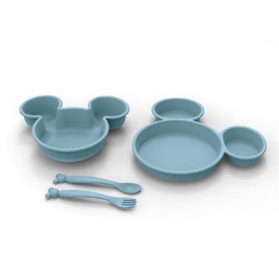Conjunto de refeição infantil em plástico