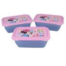 Lancheira infantil — 3 peças Minnie